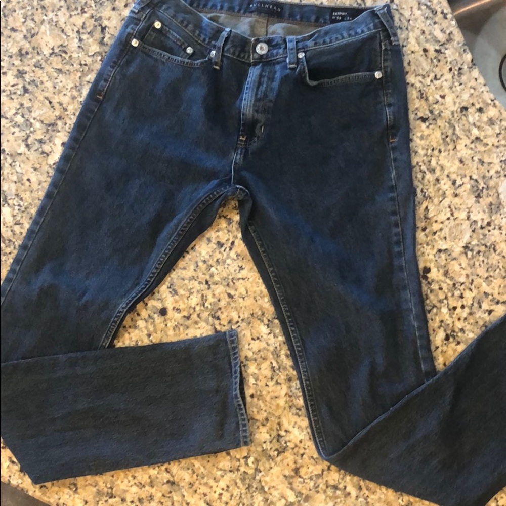 Bullhead Denim Co. skinny dark wash jeans